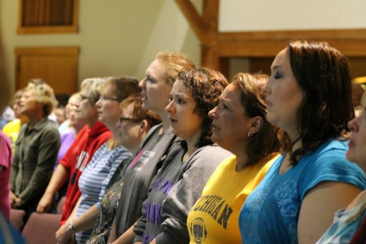 Women Worshiping - South Baptist Church - Flint, Michigan